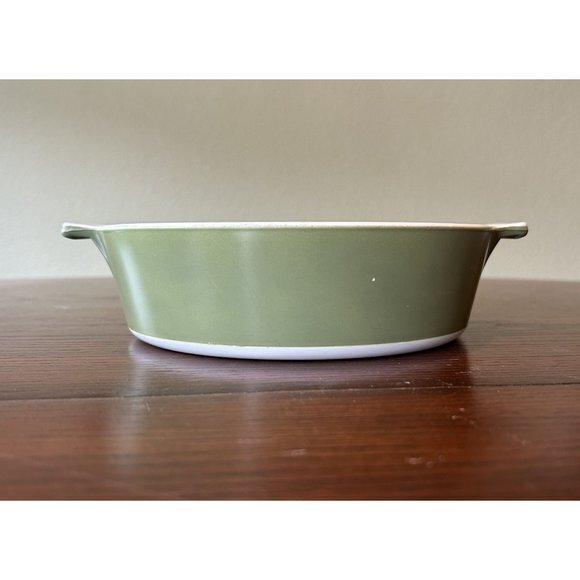 Corning Ware‎ Avocado Green Round B-1-B. 1 quart Casserole  USA - Picture 2 of 4